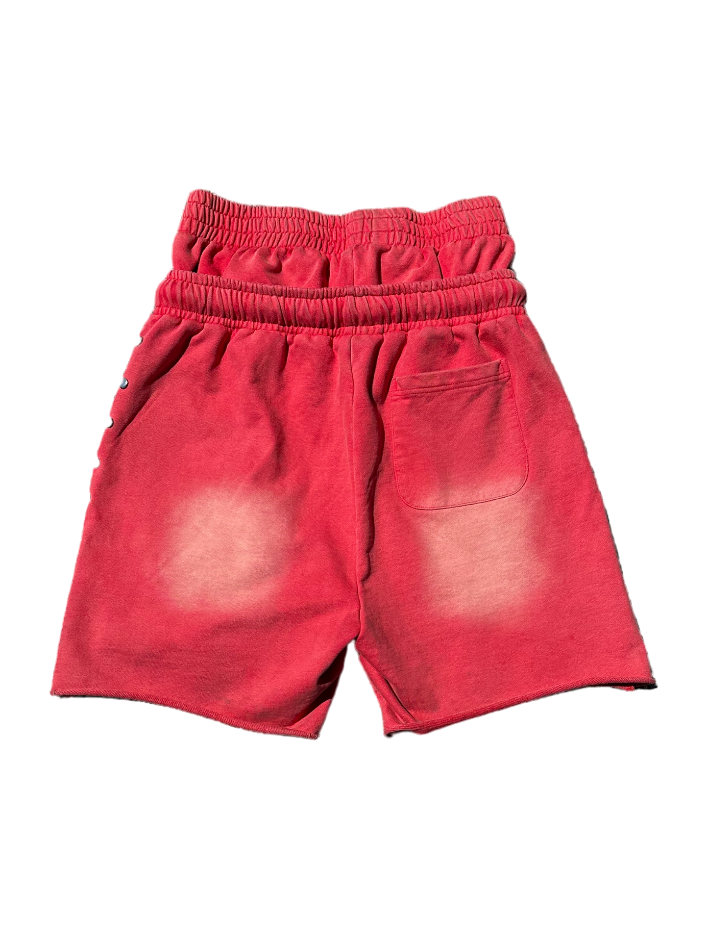 07 DOUBLE WAISTED SHORTS (RED)